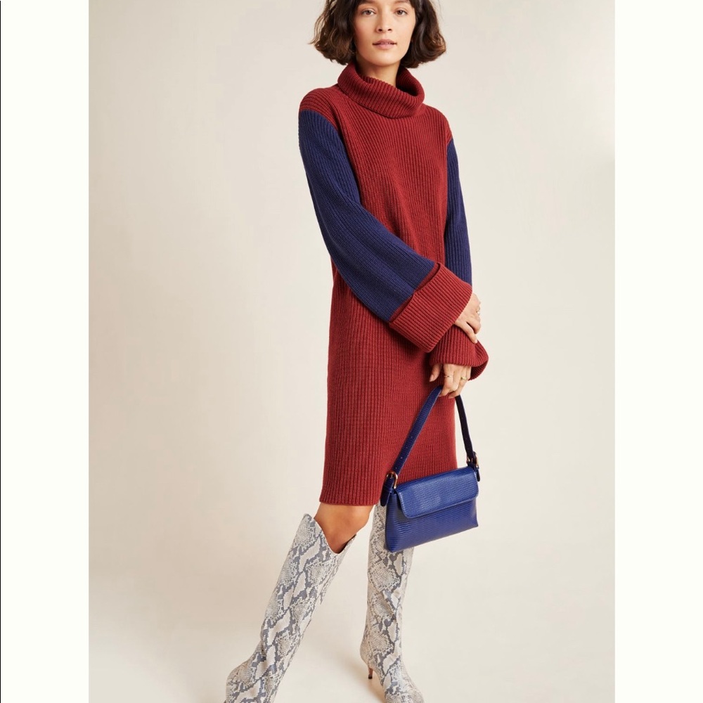 ANTHROPOLOGIE Callaghan knit sweater dress